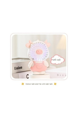 Usb Mini El Fanı - Yeşil 6pp1w3 Gri Yok Usb Buharsız 7 Kollu 1.000 Adetten Az