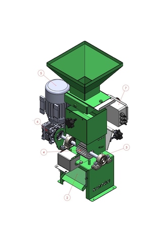 Kadıoğlu Ckk50 Mini Ceviz Kırma Makinesi