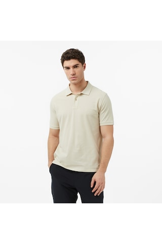 Nautica Erkek Bej Regular Fit Polo Yaka T-shirt Düz K65002t Bej