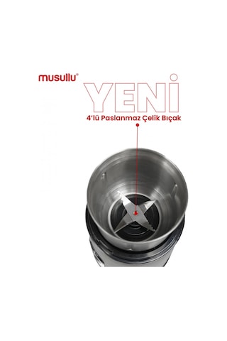 Musullu Kahve Ve Baharat Öğütücü 200w Gri
