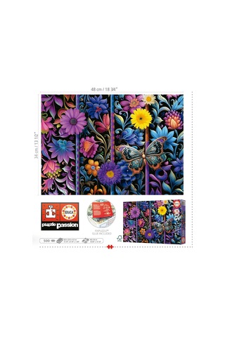 Educa 500 Parça Badda Çiçeğinin Açışı Puzzle - 19909 - Badda Bloom