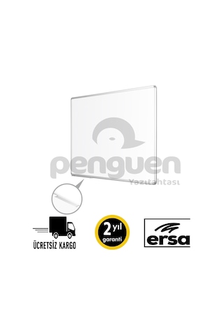 Penguen Alü Çer. Duvara Monte Manyetik Yazı Tahtası Beyaz 100X180