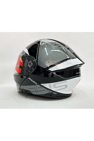 Mt Genesis Sv Atempob2 Parlak Renk Çene Açılır Iç Güneş Vizörlü Motosiklet Kaskı Siyah Gri