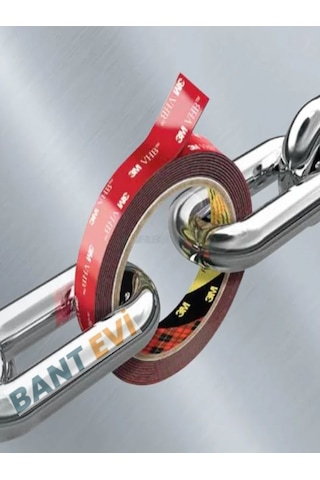 3m 4910f 40mmx2m Şeffaf Çift Taraflı Yüksek Montaj Bandı