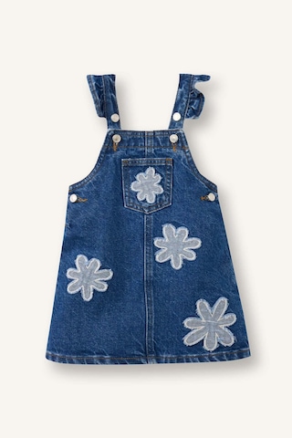 Defacto Kolsuz Jean Elbise Kız Bebek G8152a526spnm34 Mavi-nm34