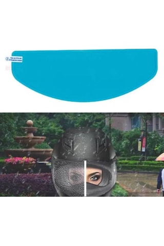 Motosiklet Kask Vizör Buğu Önleyici Pinlock Üniversal Dayanıklı Nano Kaplama Yapışkan Anti Fog