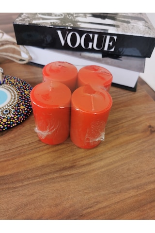 İv Candles Homedecor 4lü Kırmızı Baton Mum