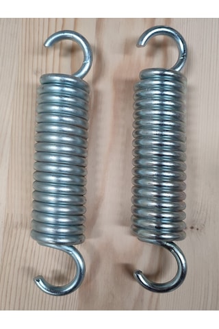 7 Mm Çelik Çiftli Salıncak Yayı - Ekstra Uzun - 17 Boğum - 20 Cm