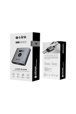 S-lınk Sl-lu602, 2xhdmı, 4k, 60hz, Monitör Çoklayıcı 1pc-2monitö