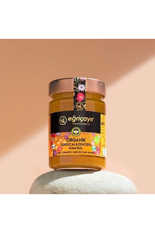 Eğriçayır Organik Zerdeçal Zencefil Ham Bal 415 G