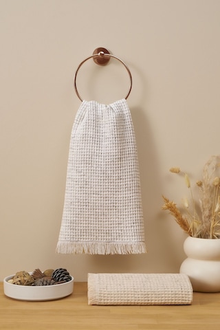 Plain Waffle 2'li Kurulama Peçetesi 50x70 Cm Krem/bej