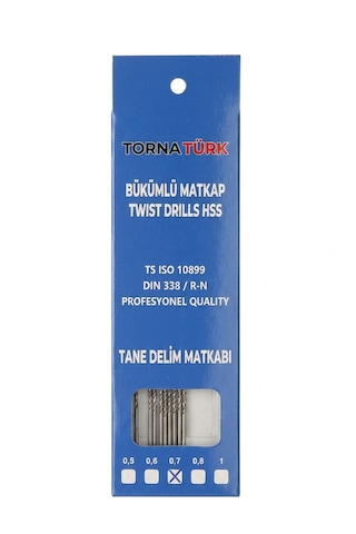 0.8mm Hss Tane Matkabı Ucu 10'lu Paket