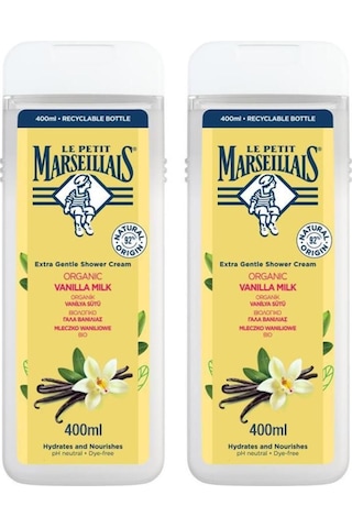 Le Petit Marseillais Vanilya Sütü Duş Jeli 2 x 400 ML