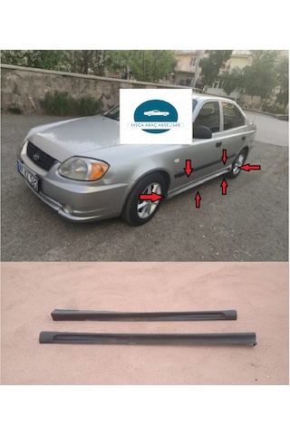 Hyundai Accent Admire Marşpiyel Takımı Boyasız Ham Siyah Fiberclass Hyundai Accent Admire Marşpiyel Takımı Boyasız Ham Siyah Fiberclass
