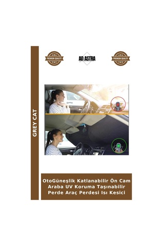 Otogüneşlik Katlanabilir Ön Cam Araba Uv Koruma Taşınabilir Perde Araç Perdesi Isı Kesici