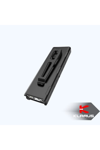 Klarus Flattac X2 3000 Lümen Şarj Edilebilir Ultra İnce Edc Taktik El Feneri Siyah