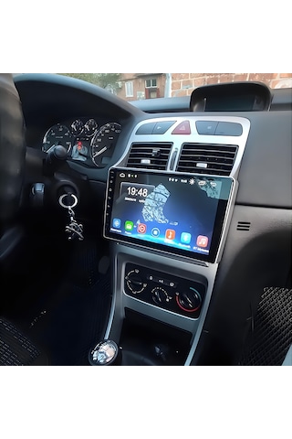 Peugeot 307 2001-2009 Android 14 Navigasyon Multimedya Tesla Ekran Android Teyp Double Teyp 2gb Ram 32gb Hafıza Kablosuz Carplay Android Auto 9"