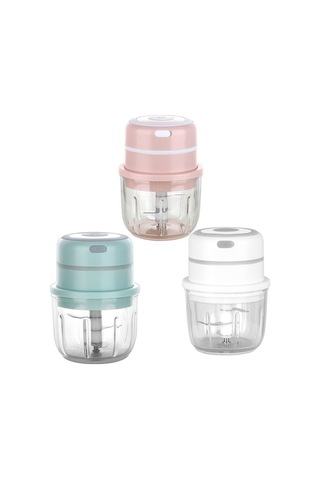 Primepickings Zm-14 Ev Tipi Mini Kablosuz Elektrikli Sarımsak Ezici, Yeşil Cam 300ml Diğer Renkli Diğer