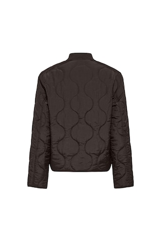 Only Onlsalsa Regular Fit Kolej Yaka Düğmeli Mont Kadın Mont 15373694 Koyu Kahve