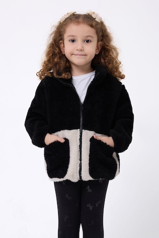Spor Kız Çocuk Peluşfermuarlı Welsoft Mont-105 Siyah