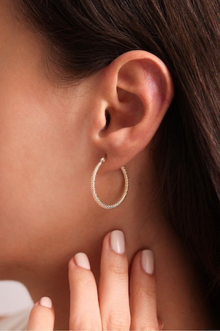 Gianfranco Slim Desenli Halka Küpe