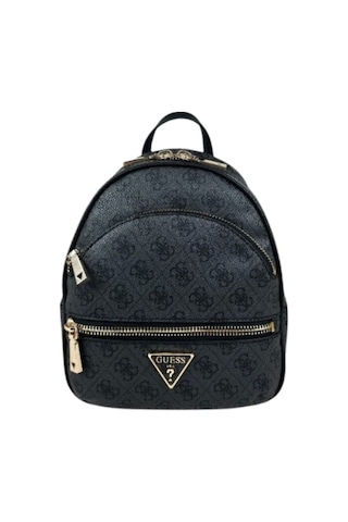 Guess Kadın Siyah Manhattan Sırt Çantası Antrasit