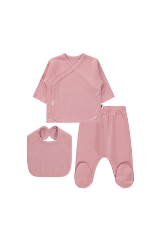 Civil Baby Basic 3lü Zıbın Takımları - Pembe