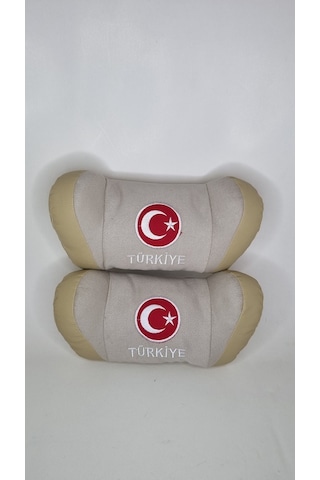 Türkiye Bayrağı Oto Ikili Boyun Yastığı (541623616)