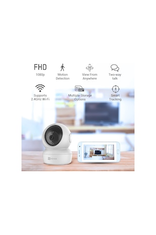 Ezviz TY1 2MP Akıllı Wi-Fi Yatay ve Dikey Hareketli Kamera