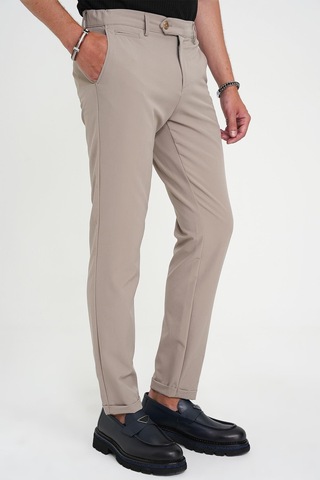 Efor Comfort Fit Beli Lastikli Esnek Vizon Spor Pantolon P 1189 Vizon