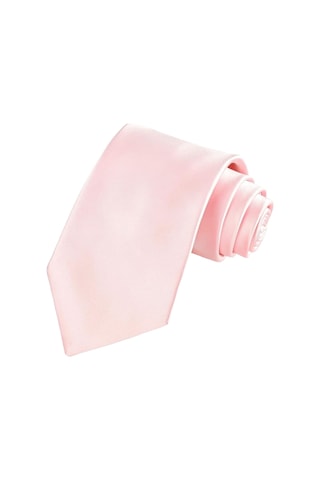 Tezzgelsin Saten Kravat 4'Lü Pembe - Kırmızı - Bordo - Gül Kurusu Çok Renkli