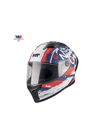 Mt Helmets Stınger 2 Rocket C17 Mat Çocuk Kaskı Mavi