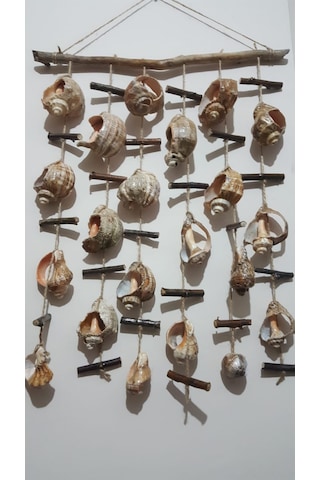 Rüzgar Gülü Deniz Kabuğu Dekoratif Figür Rüzgar Çanı