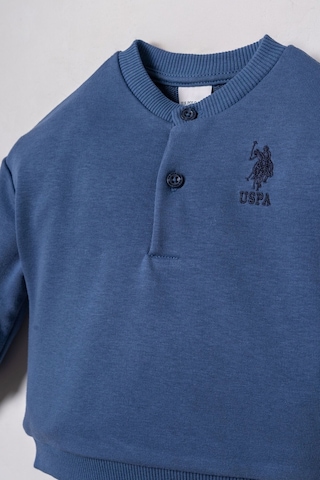 U.S. Polo Assn. Erkek Bebek Nakışlı Mavi Uzun Kol Pijama Takım Usb3169-c-v3 Usb3169-c-v3