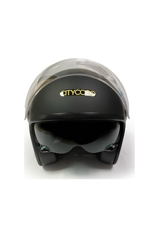 Kask Mat Siyah Çift Vizörlü Stil Terletme Yapmaz Pedler Diğer