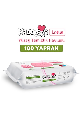 Easy Clean Lotus Çiçeği Kokulu Yüzey Temizlik Havlusu 100 Yaprak