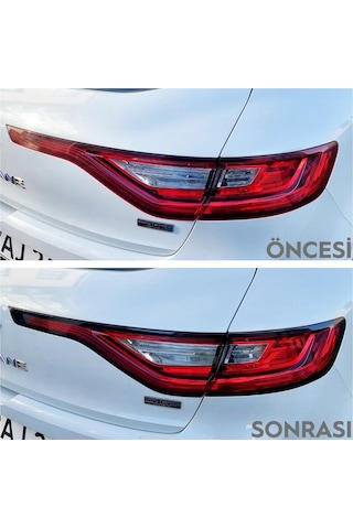 Renault Megane 4 Stop Çerçeve Sticker-Kolay Uygulama-Uzun Ömürlü