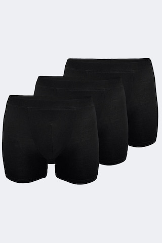 Malabadi Erkek Siyah 3 Lü Paket Micro Modal Boxer 909