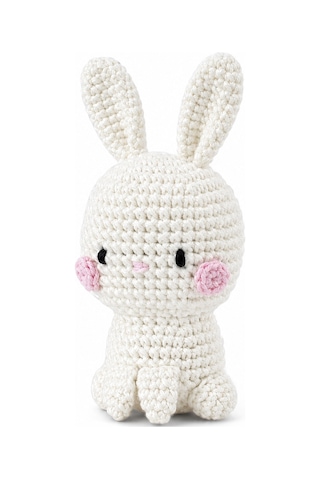 Bakgelal Mini Amigurumi Tavşan Yapım Kiti Anahtarlık Veya Amigurumi Oyunca, Türkçe Video Anlatımlı