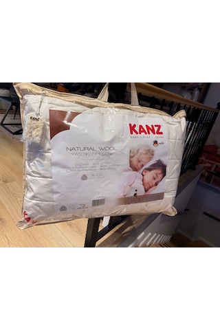 Kanz Natural Yün Yastık Bej