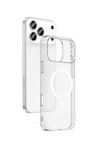 Apple Uyumlu iPad iPhone 17 Pro Kılıf Ic Çipli M-safe Şarj Özellikli Şeffaf Kamera Çerçeveli Zore Toledo Kapak Apple Uyumlu iPad iPhone 17 Pro Kılıf Ic Çipli M-safe Şarj Özellikli Şeffaf Kamera Çerçeveli Zore Toledo Kapak