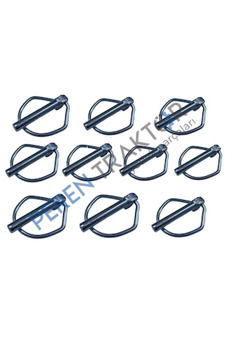 Peren Traktör Tüm Traktörlerle Uyumlu Yaylı Pim 8mm - 10'lu