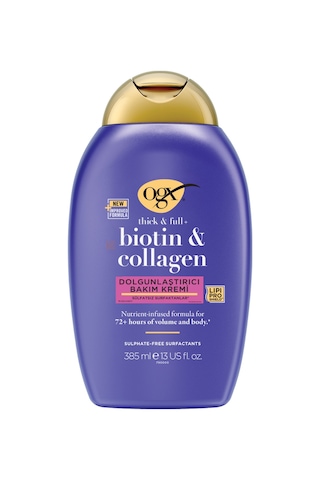 Ogx Dolgunlaştırıcı Biotin & Kolajen Sülfatsız Bakım Kremi 385 Ml