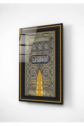 Kabe-i Muazzama Kapısı Cam Tablo