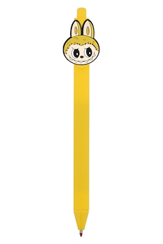 Labubu Yaratıcı Kırtasiye Siyah İmza Kalemi 17 Açık Sarı