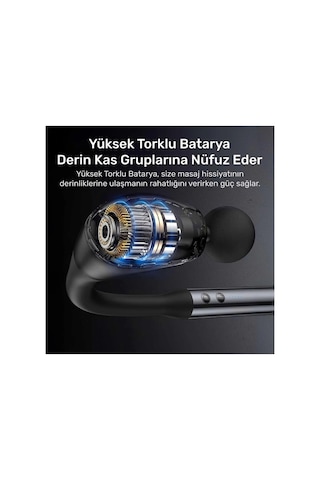 River World Masaj Tabancası Profesyonel Sporcu Uzun Ergonomik Saplı 4 Başlıklı Çok Renkli 04599779