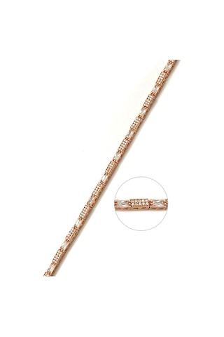Bybarun Rose Gold Baget Bileklik