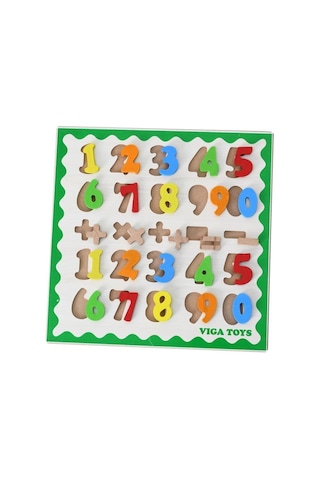 4 Işlem Matematik Tablası Puzzle Yeni