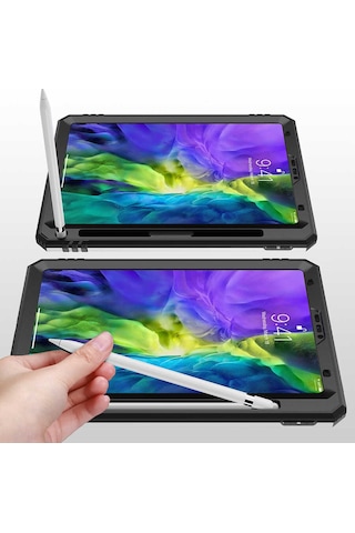 Ecruz İpad Pro 11 2022 M2. Nesil Uyumlu Uyumlu Tablet Vega Kapak-kırmızı Tablet Kılıfı