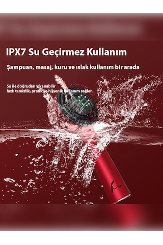 Veryfit Hairglow Şarjlı Saç Bakım Ve Masaj Tarağı